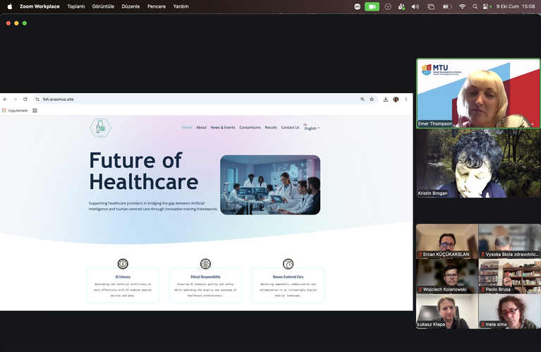 Future of Healthcare Partners Meet Online to Advance AI Skills Development and Project Implementation